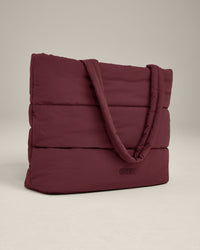 Quilted Tote Bag | Velvet Mocha