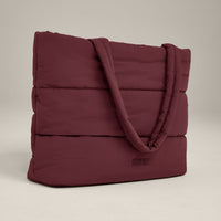 Quilted Tote Bag | Velvet Mocha