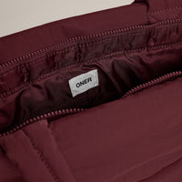 Quilted Tote Bag | Velvet Mocha