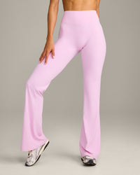 SoftMotion™ Flared Bottoms with Gray Logo | Chalk Pink