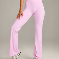 SoftMotion™ Flared Bottoms with Gray Logo | Chalk Pink