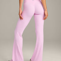 SoftMotion™ Flared Bottoms with Gray Logo | Chalk Pink