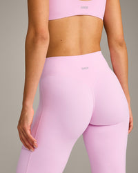 SoftMotion™ Flared Bottoms with Gray Logo | Chalk Pink