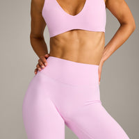 SoftMotion™ Flared Bottoms with Gray Logo | Chalk Pink