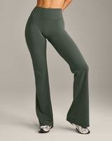 SoftMotion™ Flared Bottoms with Gray Logo | Dark Khaki