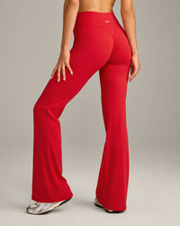 SoftMotion™ Flared Bottoms with Gray Logo | Fiery Red