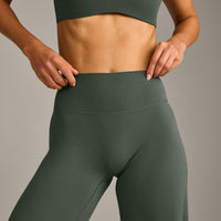 SoftMotion™ Straight Leg Bottoms with Gray Logo | Dark Khaki