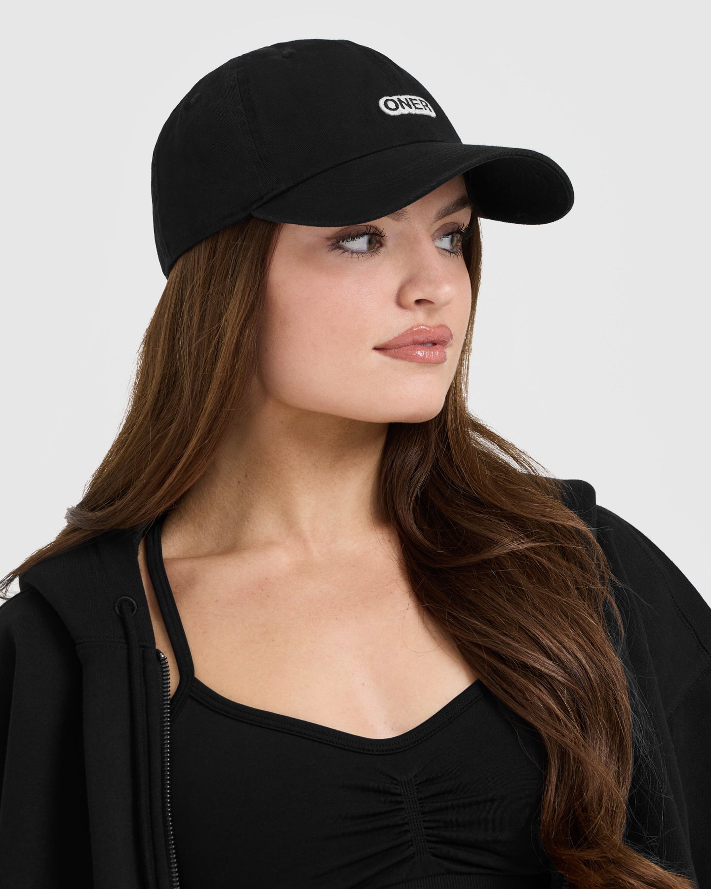 Black Baseball Cap Women's | Oner Active US