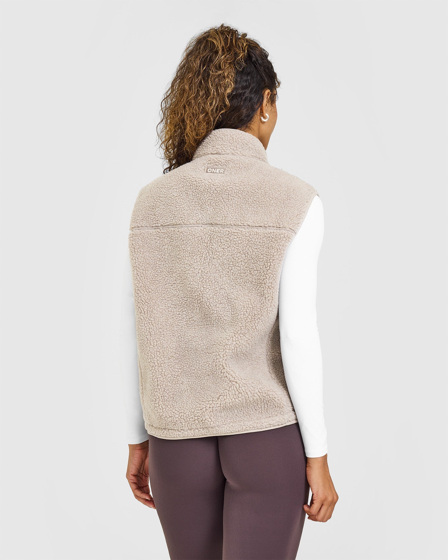 Fleece Gilet with Chest Pocket | Warm Sand