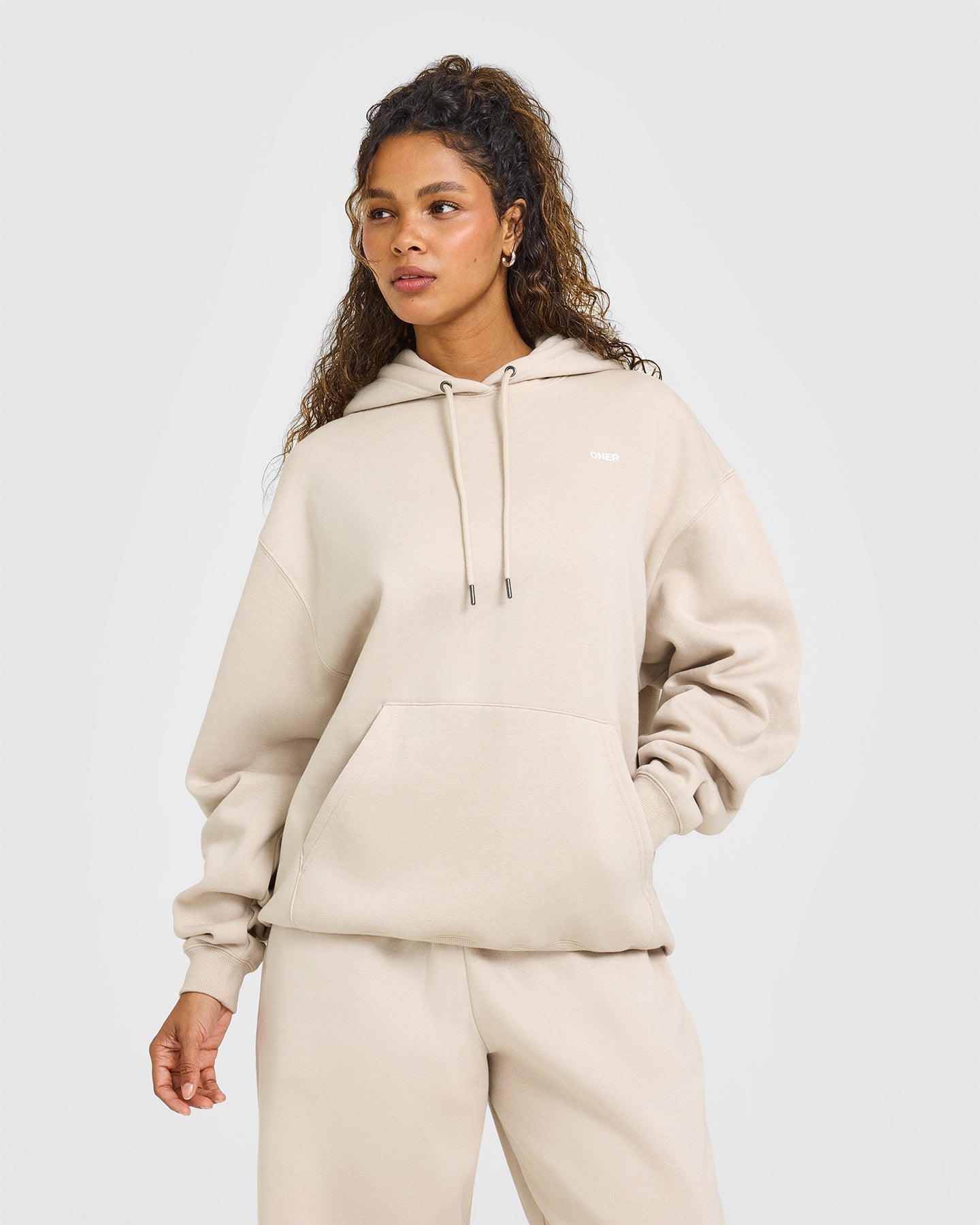 Foundations Oversized Hoodie | Sand