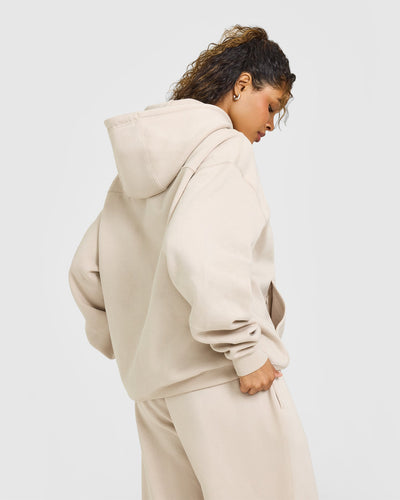 Foundations Oversized Hoodie | Sand