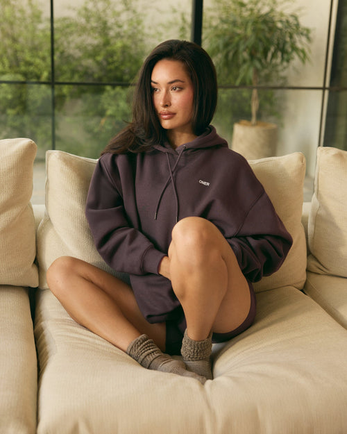 Foundations Oversized Hoodie | Umber Brown