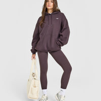 Foundations Oversized Hoodie | Umber Brown