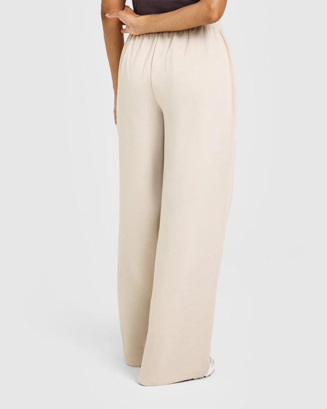 Foundations Oversized Straight Leg Joggers | Sand