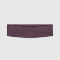 SoftMotion™ Headband with White Logo | Dark Umber Brown
