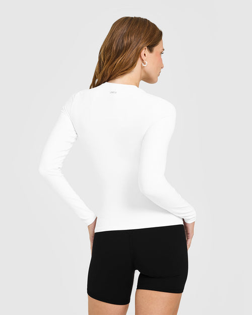SoftMotion™ Long Sleeve Top | White