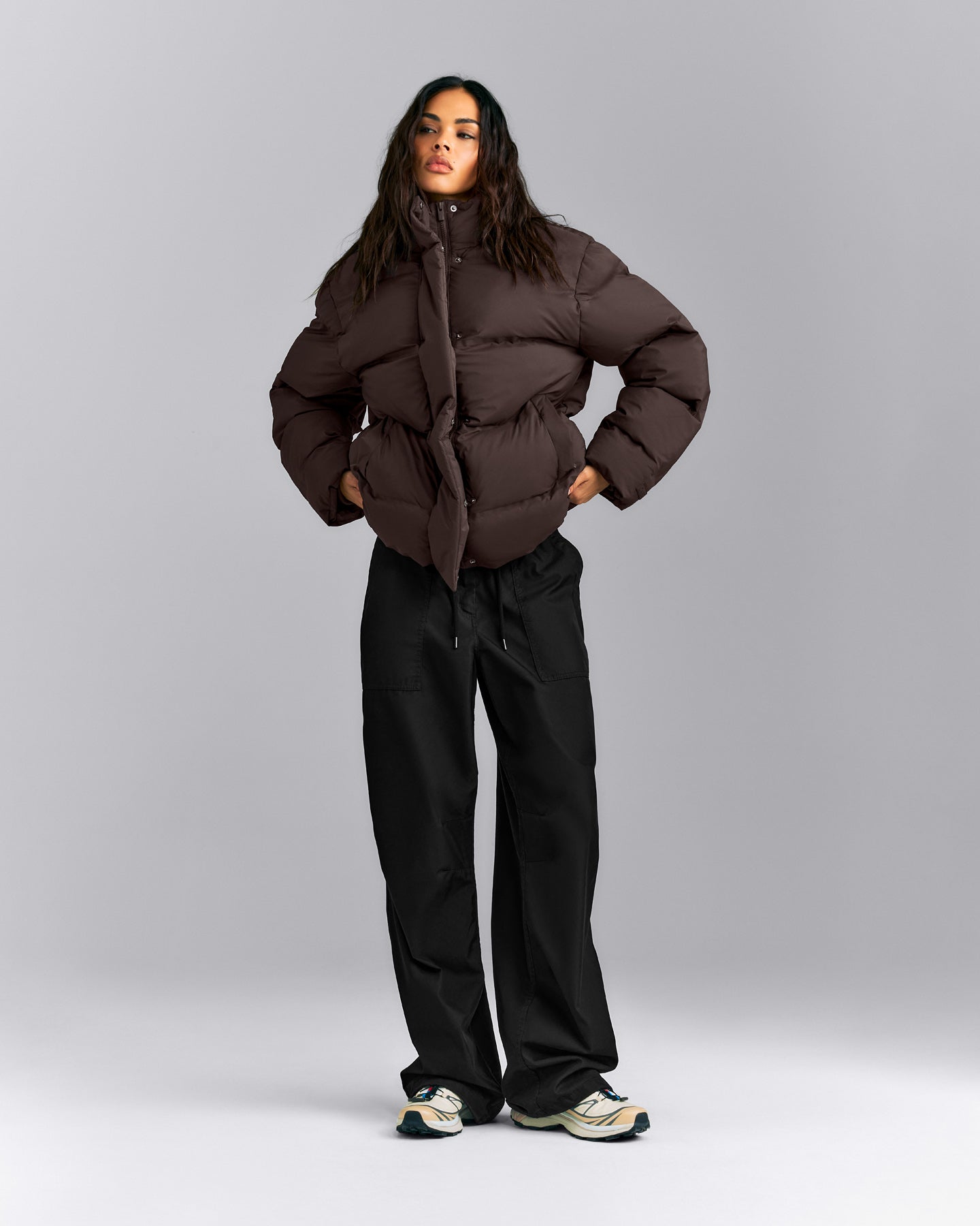 Oversized Puffer Jacket | 70% Cocoa