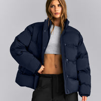 Oversized Puffer Jacket | Deep Navy
