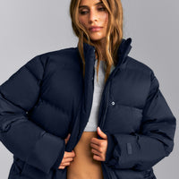 Oversized Puffer Jacket | Deep Navy