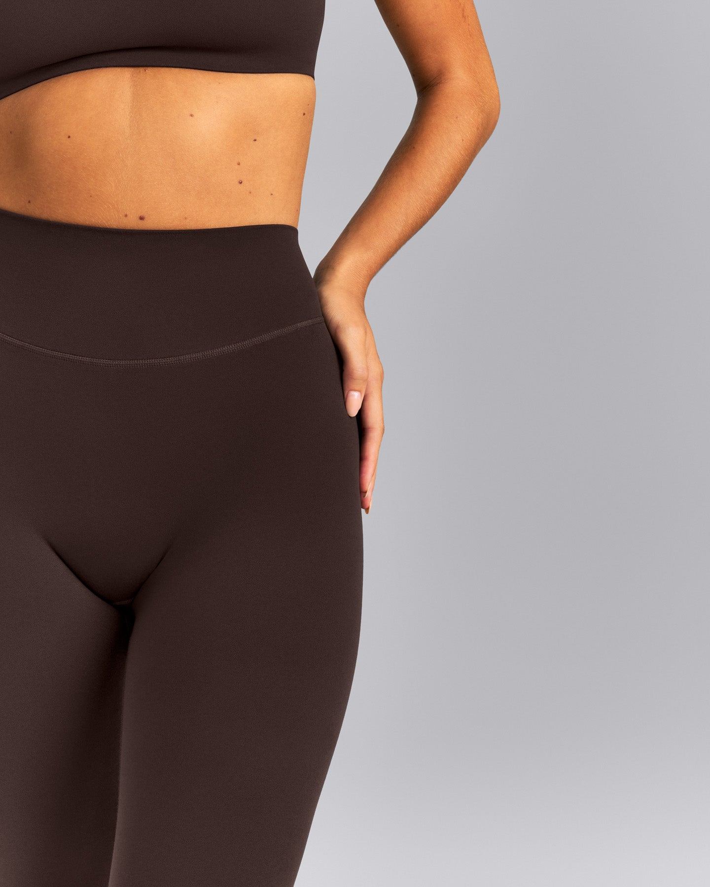SoftMotion™ 3/4 Length Leggings | 70% Cocoa