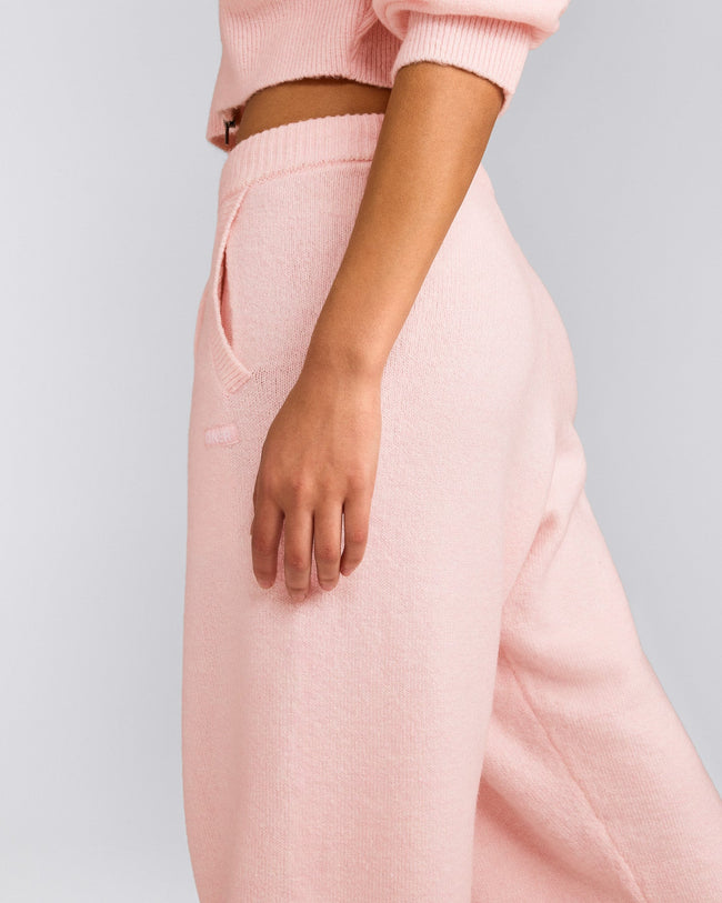 Oversized Knit Straight Leg Pants | Soft Girl Pink