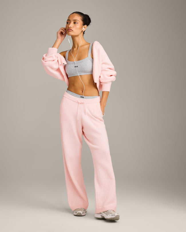 Seamless Scoop Neck Bralette | Gray Marl