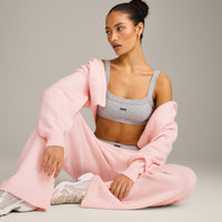 Seamless Scoop Neck Bralette | Gray Marl