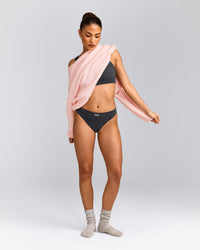 Seamless Thong | Charcoal Marl