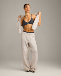 Seamless Strappy Bralette | Charcoal Marl