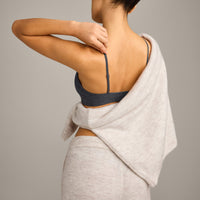 Seamless Strappy Bralette | Charcoal Marl