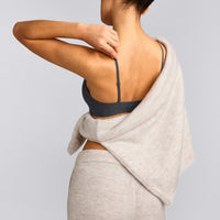Seamless Strappy Bralette | Charcoal Marl