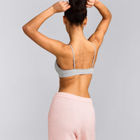 Seamless Strappy Bralette | Gray Marl