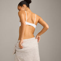 Seamless Strappy Bralette | White