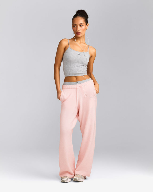 Seamless Strappy Tank Top | Gray Marl