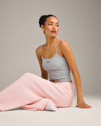 Seamless Strappy Vest | Gray Marl