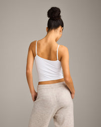 Seamless Strappy Tank Top | White