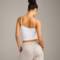 Seamless Strappy Tank Top | White