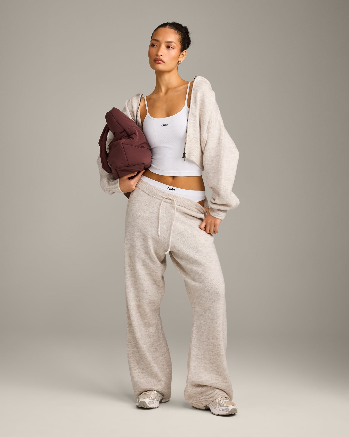 Seamless Strappy Tank Top | White