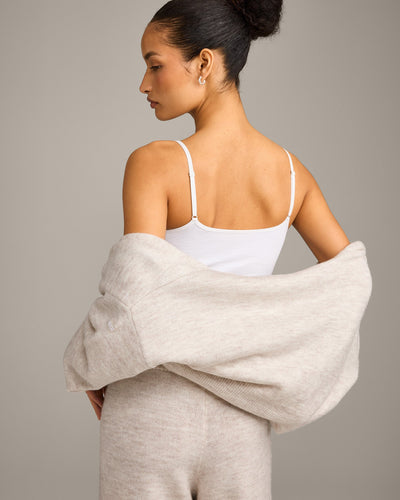 Seamless Strappy Tank Top | White