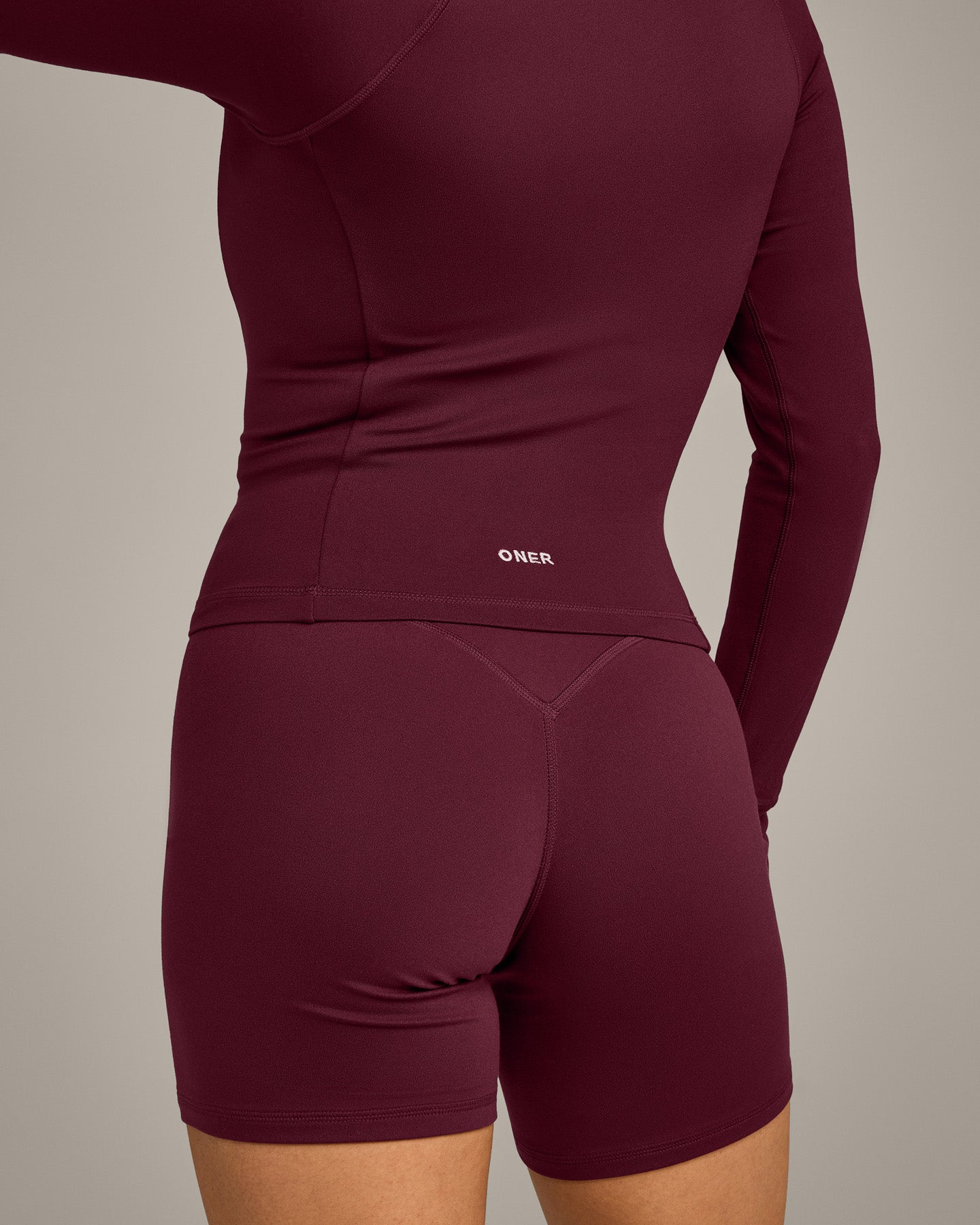 SoftMotion™ Mid Jacket with Gray Logo | Cherry Lacquer Purple