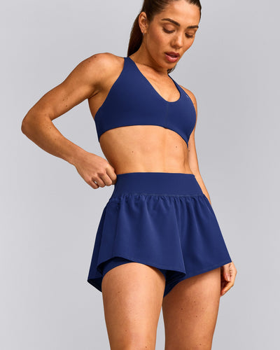 UnifiedMove™ Double Layer Shorts 5" with Reflective Logo | Varsity Blue