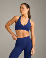 UnifiedMove Micro Bralette with Reflective Logo | Varsity Blue