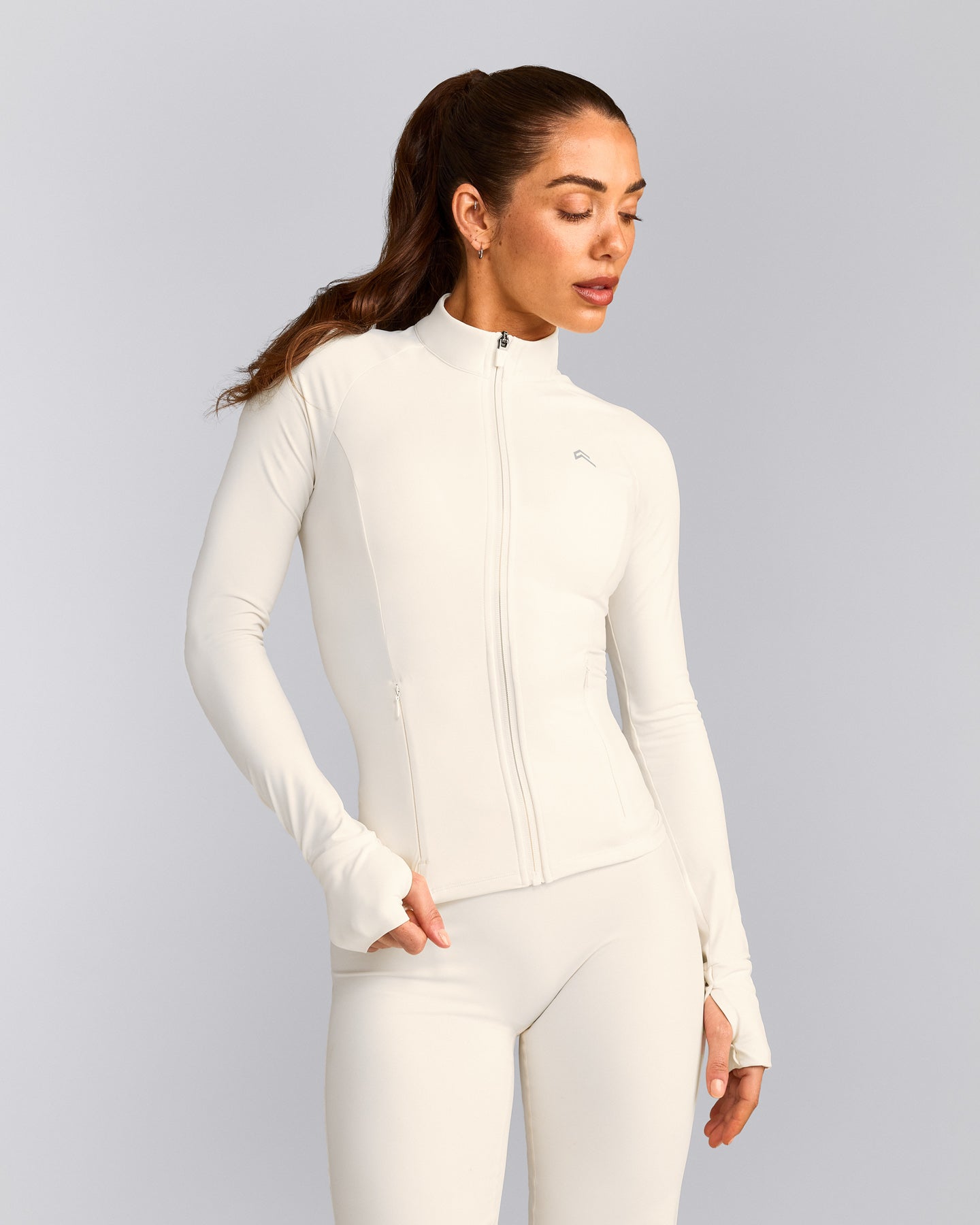 UnifiedMove™ Pocket Jacket with Reflective Logo | Marshmallow White