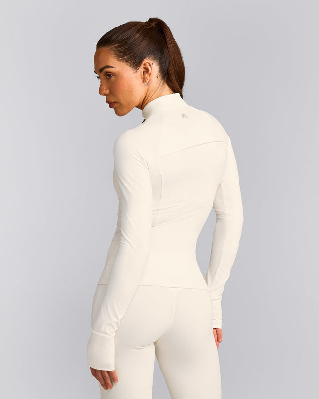 UnifiedMove™ Pocket Jacket with Reflective Logo | Marshmallow White