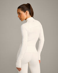 UnifiedMove Pocket Jacket with Reflective Logo | Marshmallow White