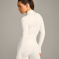 UnifiedMove Pocket Jacket with Reflective Logo | Marshmallow White