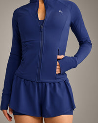 UnifiedMove Pocket Jacket with Reflective Logo | Varsity Blue