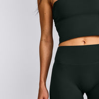 SoftMotion™ Straight Leg Pants with Gray Logo | Emerald Noir