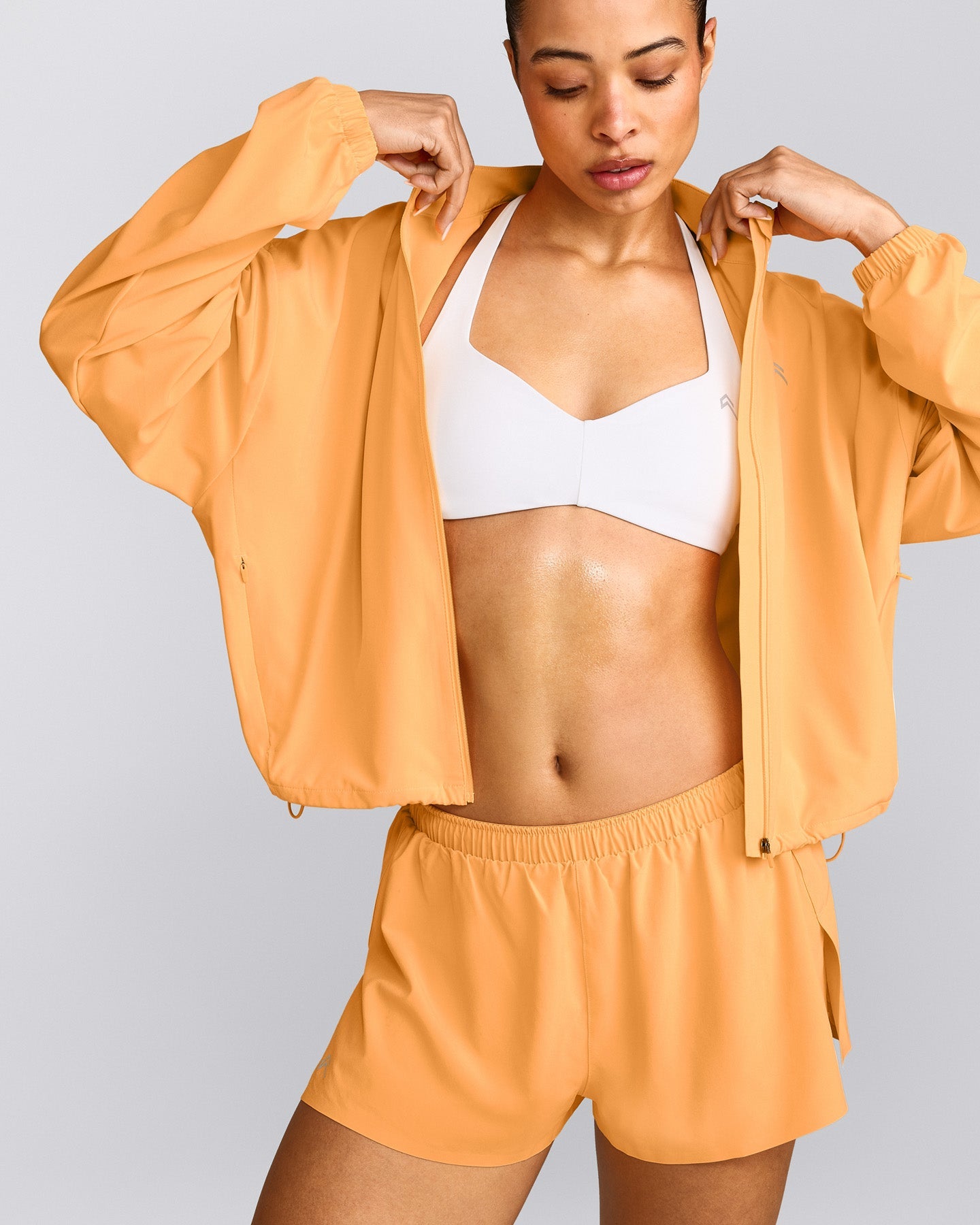 AirMove™ Jacket with Bonding with Reflective Logo | Powdered Orange