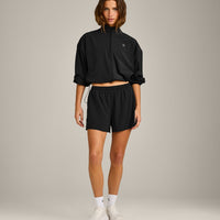 AirMove™ Lined Shorts 4" with Pocket and Reflective Logo | Black